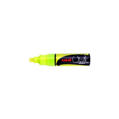 MARCADOR UNI CHALK PWE-8K GIZ LIQUIDO AMARELO FLUORESCENTE , UNI , MARCUNI061 , 4902778140109